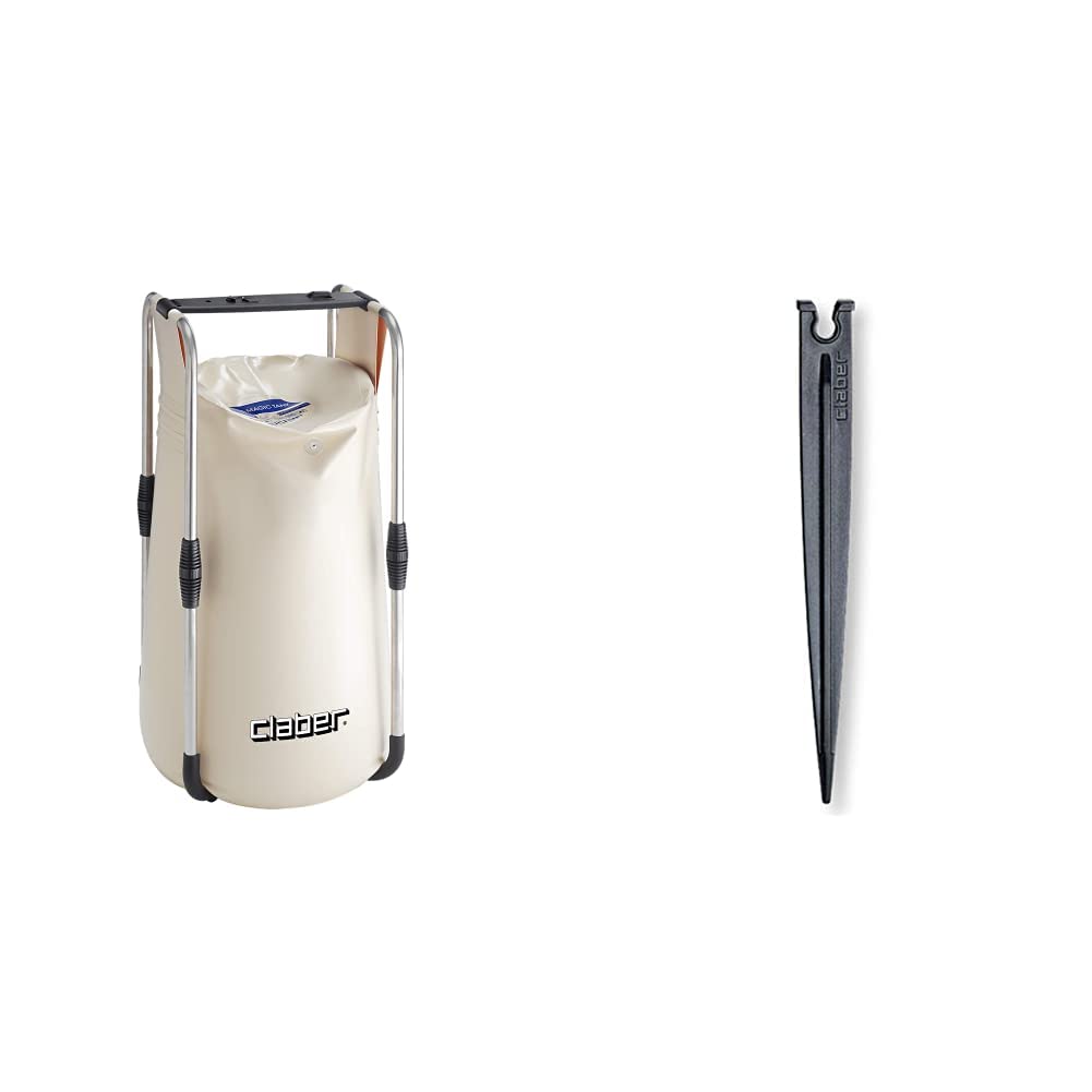 Claber 8061 Aqua-Magic Tank & 7806087 Accessori Rainjet Goccia 15 Picchetti