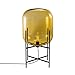 Produktbild Oda Medium Stehleuchte Gestell schwarz, bernstein transparent H x Ø 85x45cm mit Fußschalter am Kabel
