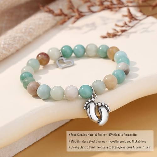 TONY & SANDY New Mom Gifts, Bracelets for First Time Moms on Mother's Day, Birthday, Christmas, Stocking Stuffers3