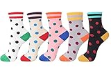Women's Fashion Polka Dot Ankle Socks