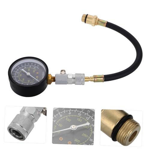 Kit de test de compression de cylindre automobile avec testeur et manomètre de pression - 6