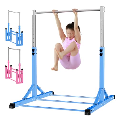 RokePro Gymnastik Turnreck,Faltbarer Turnreck Reckstange,Turnreck höhenverstellbar, Turnstange Indoor & Outdoor, Trainingsgeräte, Übungsstange für den Innenbereich, Heimtraining RokePro Gymnastik Turnreck,Faltbarer Turnreck Reckstange,Turnreck höhenverstellbar, Turnstange Indoor & Outdoor, Trainingsgeräte, Übungsstange für den Innenbereich, Heimtraining