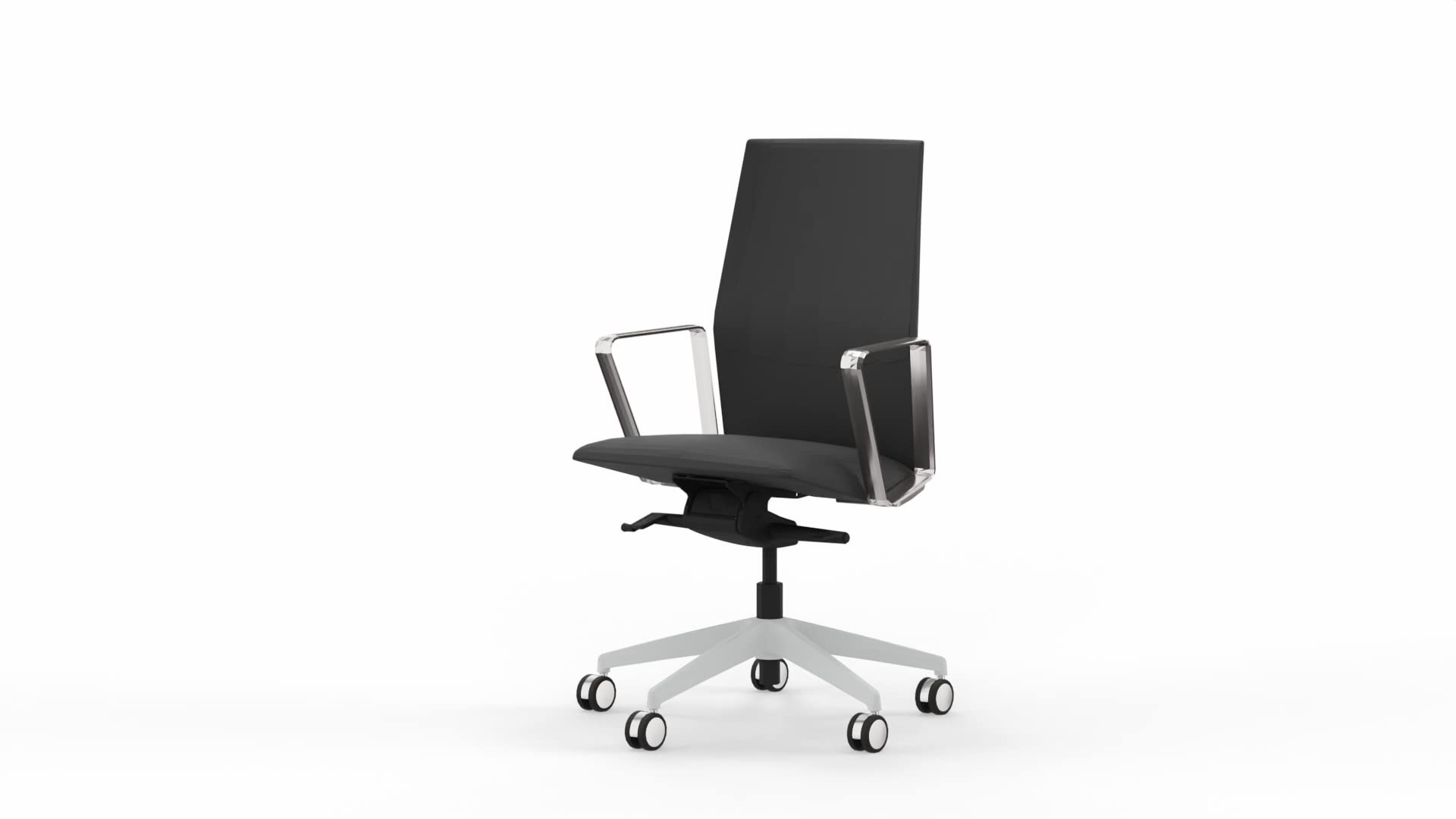 Sillón de Oficina de diseño Top Gama Profesional Allure Color Negro Silla Profesional de Escritorio