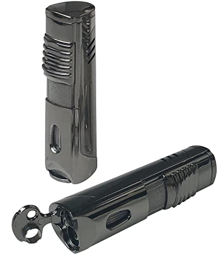 Encendedor Pinnacle Triple Llama con Cortador - Gun Metal miniatura 6