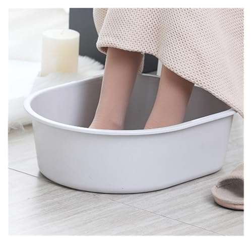 Tina para baño de pies spa de plástico gris miniatura 5