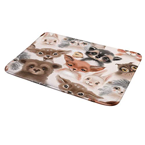 Tapis de bain forêt pour une décoration de salle de bain nature et chaleureuse