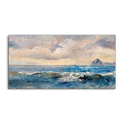 Photo sur verre acrylique de vagues pour transformer l'ambiance d'une chambre