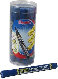Pentel Permanent Markers Bullet Point - Black (Pack of 12)