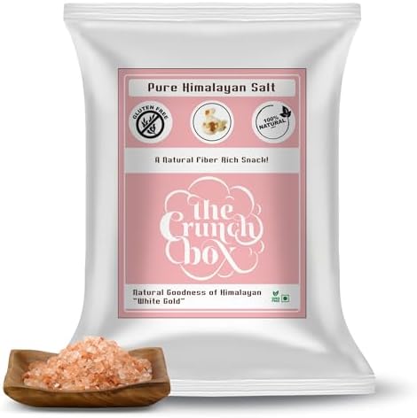 The Crunch Box Presents Pure Himalayan Salt Popcorn | Healthy Vegetarian Snacking for All Age |175gms | Popcorn for Every Occassion | Gluten Free