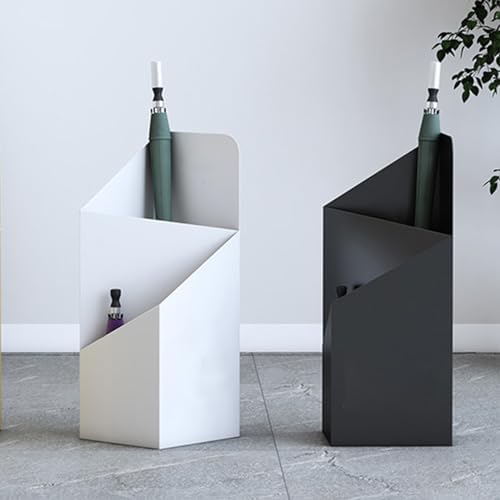 Metal , Square Free Standing Organizer for Entryway, Home, Office, Hotel - Durable Umbrella Holder for Folding Umbrellas