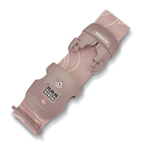Samsonite 3-Dial Combination Lock, TSA Approved Travel Lock, Dusty Rose - Thumbnail 2