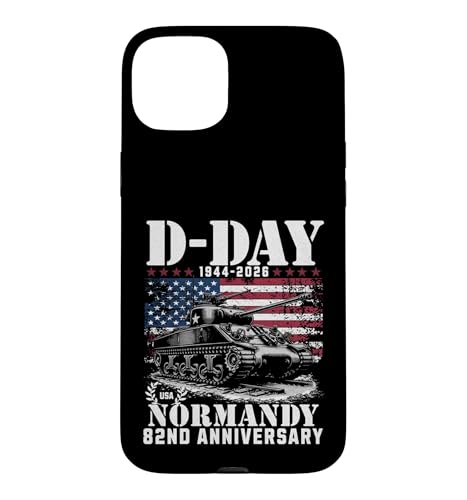 D-day 2026 82nd Anniversary Normandy D-Day Omaha Beach 1944 �X�}�z�P�[�X iPhone 15 Plus �p