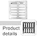 Stainless Steel Manhole Cover & Frame, Recessed Square Septic Tank Lid with Base, Invisible Sewage Basin Cover Drainage Ditch Cover Decorative Frame for Yard, Driveway, Pavement(200 * 200 * 30 * 3mm)