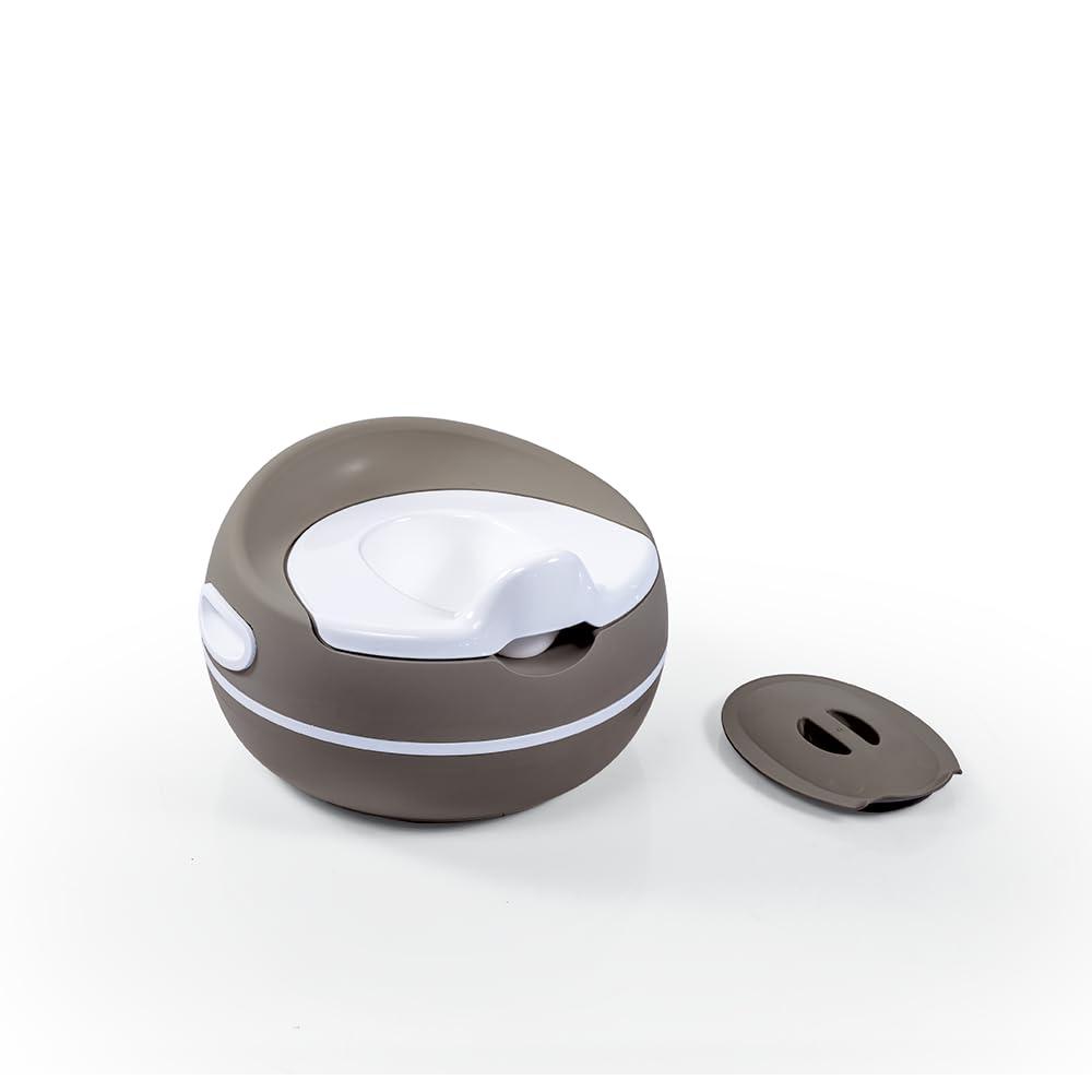 Dolu Vasino premium – Design ergonomico e confortevole per bambini – Vasino per bambini grigio pietra – Soluzione facile da pulire e sicura per imparare a usare il vasino