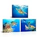 Visual Art Decor Animal Canvas Wall Art Decor Swimming Turtle Canvas Prints Underwater Sea Wall Art Decal Gallery Wrapped Ready to Hang