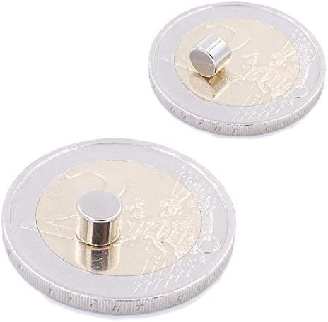 10 Mini Magneti Neodimio Brudazon - N52 5x4mm Ultra Potenti Per Modellismo