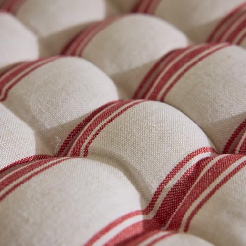 Dibor Furniture Bench Cushion Indoor/Outdoor Seat Pad Mattress Cushion (Red Stripe) - Image 4