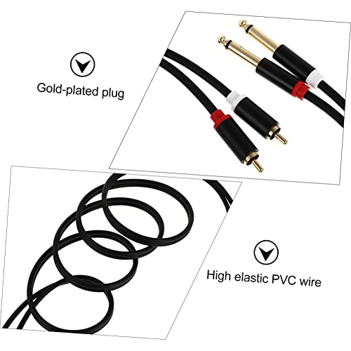 Cable de audio para micrófono DOITOOL en color negro para mezclador y grabadora 3