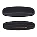 Sunglasses And Eye Glasses Case Hard Shell + Microfiber Cloth + Lens Cleaner Spray Set | Medium Size | For Men, Women, And Kids | Protects And Cleans All Eyewear | Black Blue