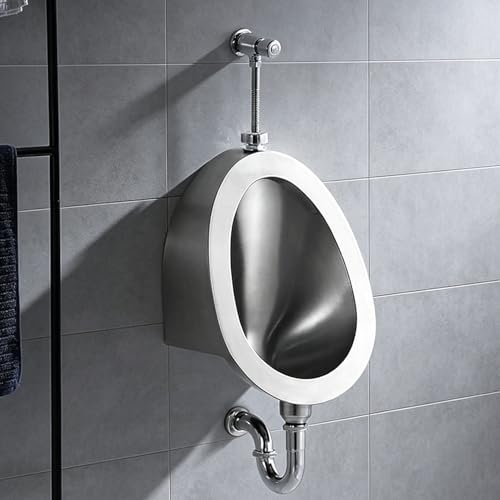 Urinario de acero inoxidable para eliminar salpicaduras en aseos 2