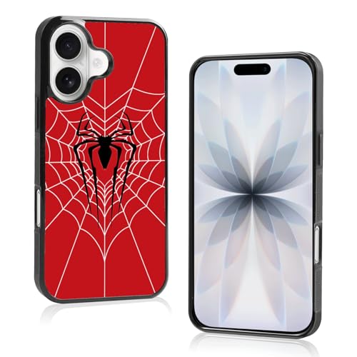 Coque d'araignée iPhone 17 cadeau stylé motif rouge pour homme femme