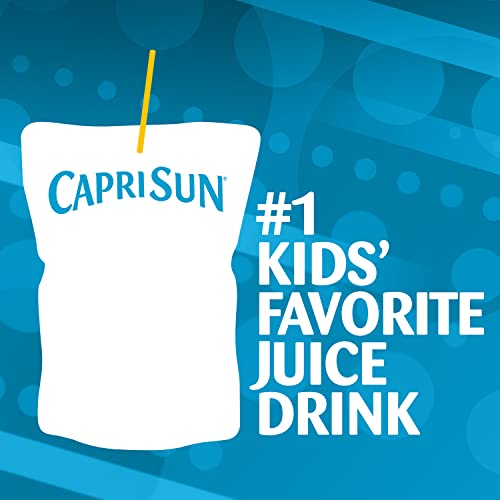 Capri Sun 100% Juice Fruit Punch Naturally Flavored Kids Juice Blend (40 Ct Pack, 4 Boxes Of 10 Pouches) #TOP1