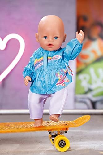 BABY born 828212 Casuals 43 cm-for Toddlers 3 Years & Up-Easy for Small Hands-Includes Jacket, Jeggings, Leggings & Hangers, (Assorted Model)