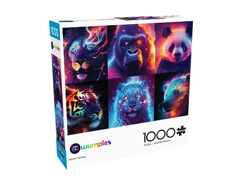 Buffalo Games - Wumples - Wumples - Neon Fauna - 1000 Piece Jigsaw Puzzle for Adults -Challenging Puzzle Perfect for Game Nights - Finished Size is 26.75 x 19.75 by Buffalo Games - Image 3
