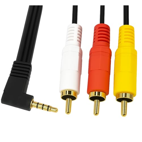 Amazon | 3Aカンパニー 4極ミニ-AV変換ケーブル 1.5m φ3.5mm4極-RCA×3