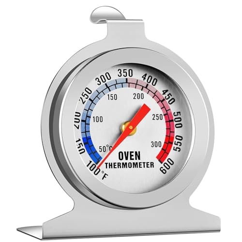 Stainless Steel Oven Thermometer 50-300°C/100-600°F