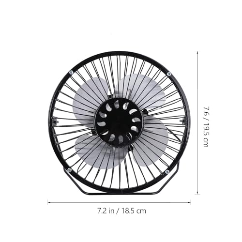 Ventilador pequeño de escritorio USB silencioso con base estable 3