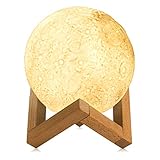 3D Technologie: eine einzigartige 3D Drucktechnik, Oberfl?chen-Genauigkeit: 12,5 nm, Drucken Schicht durch Schicht, um die Oberfl?che als echter Mond exakt zu simulieren.