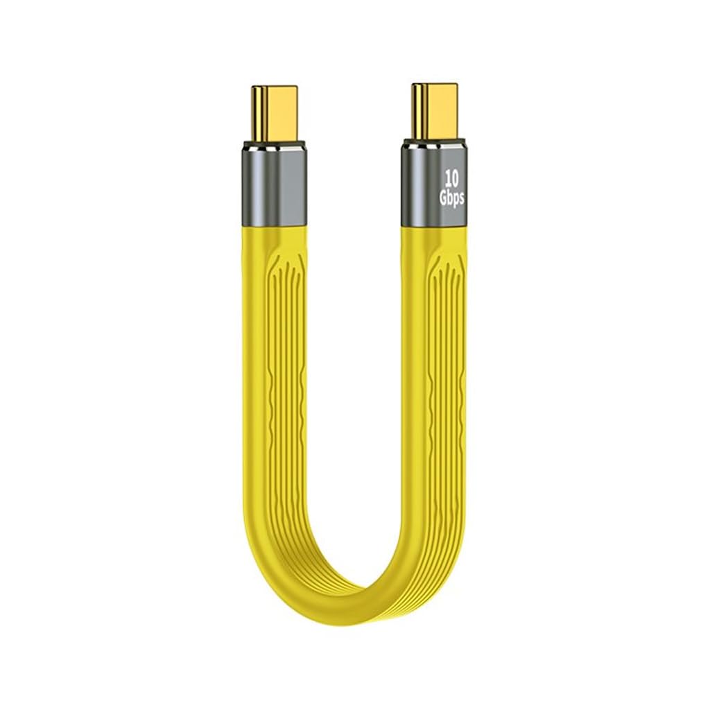 TECPHILE PD60W Type C to Type C Male Portable Flat FPC Cable, 10Gbps Fast data Transmission, 5A Quick Replacement Charging Cable for Samsung Galaxy S20 S10 / Note 8, Laptop, Power Bank etc (B0CHWCWSH4) Amazon Price History, Amazon Price Tracker