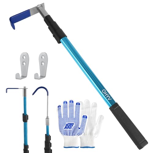 OHYV 6FT Truck Cargo Grabber Telescoping Truck Bed Retriever Tool Multi-Use Truck Bed Tool Truck Accessori Extendable Reaching Tool Suited for Pickup Trucks SUVs Trailers RVs Boats Garages or Homes