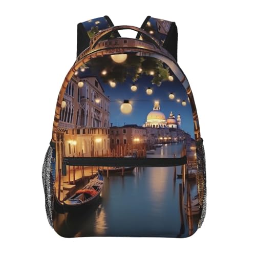 Sac à dos de voyage Venise la nuit le compagnon idéal de vos déplacements professionnels