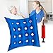 Nadmuchiwane Kwadratowe Poduszki - Donut Cushion Seat Do Łóżka Odleżyny Hemoroidy Wózek Inwalidzki Krzesło, Ulga W Bólu Ciśnienia (z Pompą Powietrza),Blue
