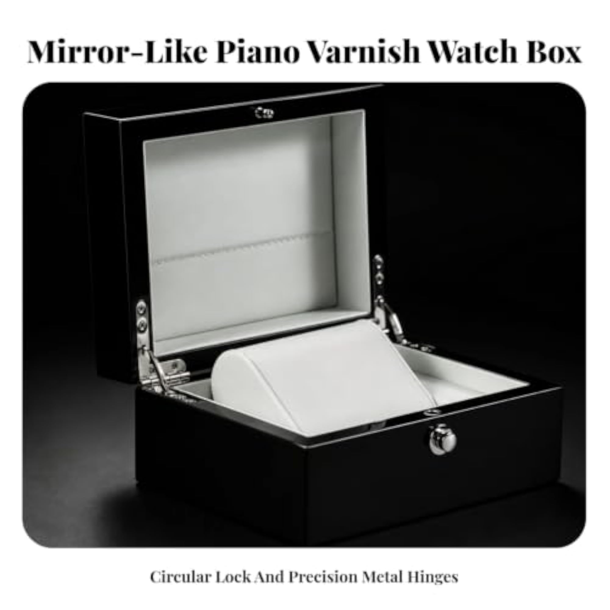 Wooden Watch Presentation Box for Collectors, Gifting