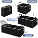 Trunk Organizer With Built-In Insulated Leak Proof Cooler Bag,Collapsible Cargo Organizer For Suv With Non Slip Bottom Strips,3 Large Compartments Foldable Waterproof Portable Car Storage Box
