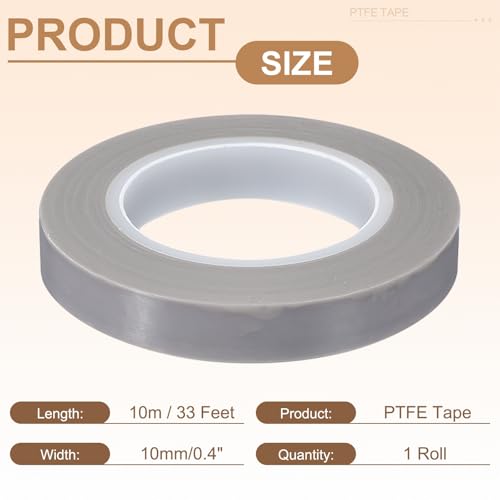 Cinta de alta temperatura de teflón PTFE impermeable de 0.18mm 2