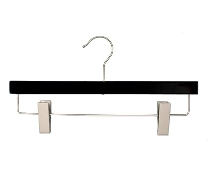 NAHANCO 21214RCHU Wooden Skirt/Pant Hangers, NAHANCO Line