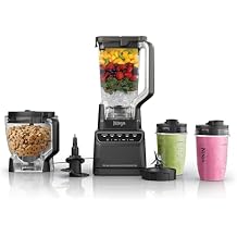 Ninja Kitchen System | All-in-One for Smoothies, Frozen Drinks, Veggie Chopper &amp; More | With Full-Size Pitcher, 8 Cup Food