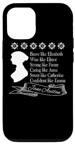 Iphone 12/12 Pro Jane Austen Quotes Pride & Prejudice Book Club Literary Case #TOP14