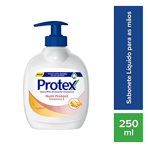 Sabonete Líquido Para As Mãos Protex Nutri Protect Vitamina E 250Ml
