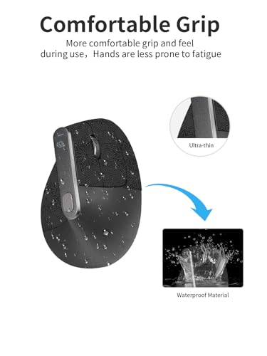 Bandes antidérapantes pour Logitech MX Vertical - Kit autocollant et résistant - 4
