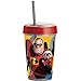 Zak Designs 16.5oz Incredibles 2 Tumbler With Embossed Lid And Durable Straw - Artwork In Domed Lid Makes Characters Pop Out; Splash-proof And Dishwasher Safe, Incredibles 2 Jack-Jack E
