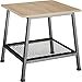 TecTake Table d’appoint Industrielle Table de Salon Table Basse Bout de canapé Table de Chevet Bois MDF – diverses Couleurs (Marron Clair)