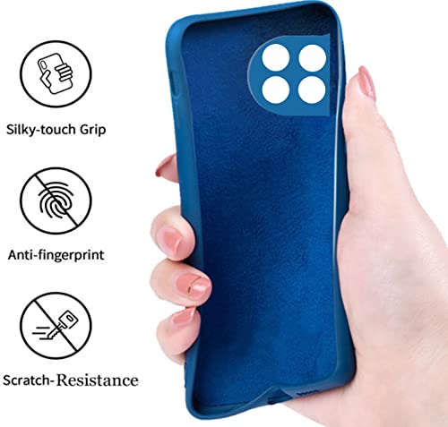 Image of A rtistque Liquid Silicone Back Cover Case for Oneplus 11R 5G Matte Shockproof TPU Soft Flexible with Camera Protection - Blue