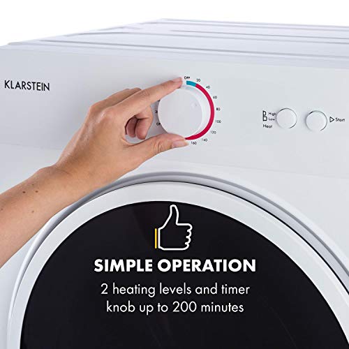Séche linge compact Klarstein Jet Set 3 kg pour petits espaces et appartements - 3