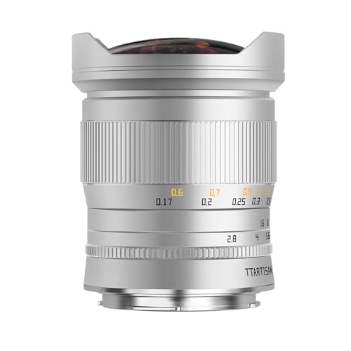TTARTISAN 11mm F2.8 L Fisheye Camera Lens, L Mount Full Frame Ultra-Wide Manual Lens for T TL TL2 CL SL3 FP FPL S1 S1M S1R S1H S1K S5 S5K S5C S5 II S9(for Leica/Sigma)