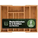 VIELSETIG - Bring mit diesem Schubladen Organizer Küche, Büro oder Dein Bad in Ordnung! Das Ordnungssystem Schublade eignet sich perfekt für all die Dinge, die sonst im Chaos schnell verloren gehen: Schmuck, Make-up, Bastelutensilien und Co.